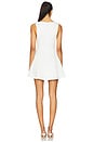 view 3 of 3 Sonya Flare Mini Dress in White