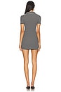 view 3 of 4 Julane Mini Dress in Black & White Stripe