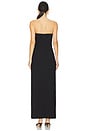 view 4 of 4 Isolde Strapless Maxi Dress in Black & White