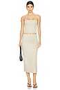 view 1 of 3 Leonie Maxi Skirt Set in Khaki