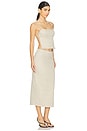 view 2 of 3 Leonie Maxi Skirt Set in Khaki