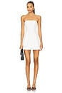 view 1 of 3 Nikola Strapless Mini Dress in White