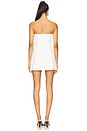 view 3 of 3 Nikola Strapless Mini Dress in White