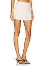 view 5 of 6 Scarlett Mini Skirt Set in Beige
