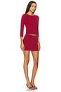 view 2 of 3 Gigi Skirt Set in Burgundy