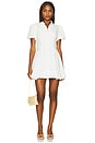 view 1 of 3 Tyla Button Up Dress in White