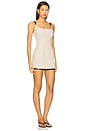 view 2 of 3 Lindsay Mini Dress in Beige