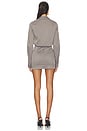 view 3 of 4 Vestido Mini Trina in Grey Stripe