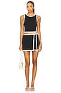 view 1 of 3 Maggie Skirt Set in Black & White