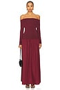 view 1 of 3 Cressida Maxi Dress in Oxblood