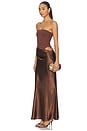 view 3 of 4 Carrie Maxi Dress in Brown