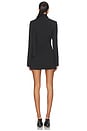 view 4 of 4 Marissa Neck Tie Blazer Dress in Black