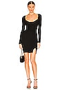 view 1 of 3 Naomi Sweetheart Knit Dress in Black