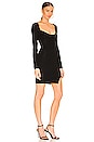 view 2 of 3 Naomi Sweetheart Knit Dress in Black