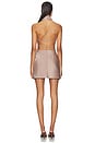 view 3 of 3 Bryony Halter Mini Dress in Mocha