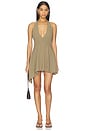 view 1 of 3 Lola Halter Mini Dress in Olive