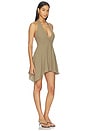 view 2 of 3 Lola Halter Mini Dress in Olive