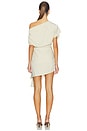 view 3 of 3 Lottie Asymmetrical Mini Dress in Beige