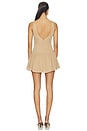 view 3 of 3 VESTIDO KAROLINE in Mocha