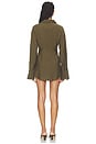 view 3 of 3 Charitie Button Up Mini Dress in Olive Green