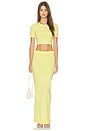 view 1 of 3 ENSEMBLE JUPE KEEVA in Baby Yellow