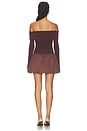 view 3 of 3 Madley Mini Dress in Dark Brown