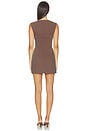 view 4 of 4 Imah Mini Dress in Brown Stripe
