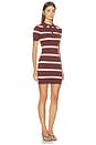 view 2 of 3 ROBE RYLAH in Brown & White Stripe