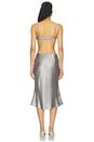 view 3 of 3 Sapphina Midi Skirt Set in Gunmetal
