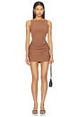 view 1 of 3 X Blake Evin Loxley Mini Dress in Mocha