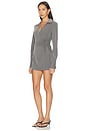 view 2 of 4 ROBE MADDY  in Grey Pinstripe