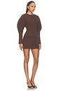 view 2 of 3 Margot Mini Dress in Dark Brown