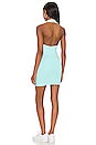 view 3 of 3 Talia Open Back Zip Dress in Aqua