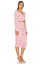 view 2 of 3 Valerie Midi Skirt Set in Nude Pink