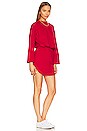 view 2 of 3 Lana Sweatshirt Dress in Merlot