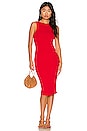 view 1 of 3 Mandy Racer Midi Dress in Red