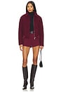 view 5 of 6 Alia Shorts in Burgundy