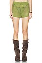 view 1 of 6 Rosie Short in Olive Green