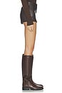 view 3 of 6 Emery Faux Leather Short in Dark Brown