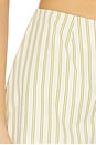 view 6 of 6 Alerie Short in Green Stripe