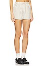 view 2 of 6 Kadence Short in Beige & White Stripe