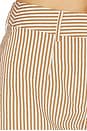 view 6 of 6 Reed Short in Brown & Cream Stripe