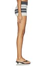 view 5 of 7 Dillon Knit Short in Grey Stripe
