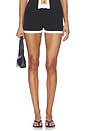 view 1 of 7 Jaya Knit Short in Black & White