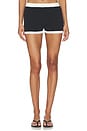 view 2 of 7 Jaya Knit Short in Black & White