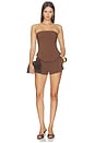 view 5 of 6 ШОРТЫ HARLEM in Brown