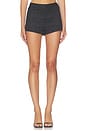 view 1 of 6 Colette Short in Grey Plaid
