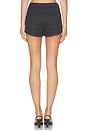 view 5 of 6 Colette Short in Grey Plaid