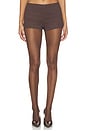 view 1 of 6 Trina Micro Short in Brown