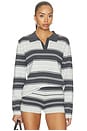 view 1 of 4 Dillon Sweater in Grey Stripe